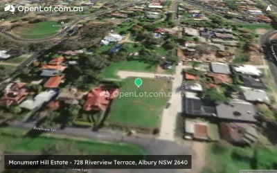 Satellite image for  Monument Hill Estate - 728 Riverview Terrace, Albury NSW 2640