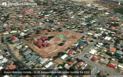 Satellite image for  Mount Breckan Estate - 21-25 Renown Avenue, Victor Harbor SA 5211
