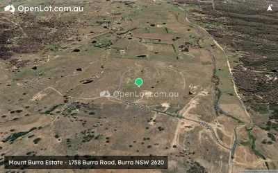 Satellite image for  Mount Burra Estate - 1758 Burra Road, Burra NSW 2620
