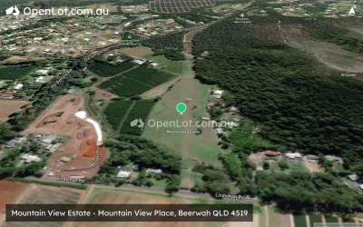 Satellite image for  Mountain View Estate - Mountain View Place, Beerwah QLD 4519