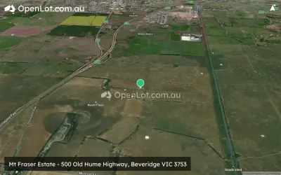 Satellite image for  Mt Fraser Estate - 500 Old Hume Highway, Beveridge VIC 3753