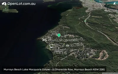 Satellite image for  Murrays Beach Lake Macquarie Estate - 11 Shoreside Row, Murrays Beach NSW 2281