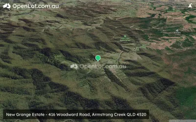 Satellite image for  New Grange Estate - 416 Woodward Road, Armstrong Creek QLD 4520