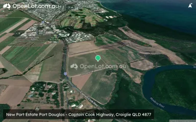 Satellite image for  New Port Estate Port Douglas - Captain Cook Highway, Craiglie QLD 4877