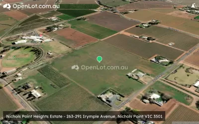 Satellite image for  Nichols Point Heights Estate - 263-291 Irymple Avenue, Nichols Point VIC 3501
