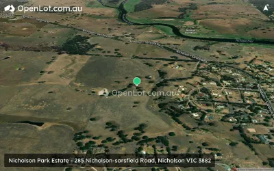 Satellite image for  Nicholson Park Estate - 285 Nicholson-sarsfield Road, Nicholson VIC 3882