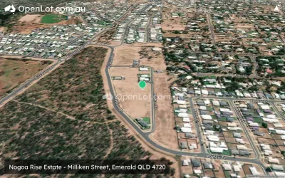 Satellite image for  Nogoa Rise Estate - Milliken Street, Emerald QLD 4720