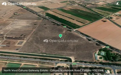 Satellite image for  North West Cohuna Gateway Estate - Cohuna-koondrook Road, Cohuna VIC 3568