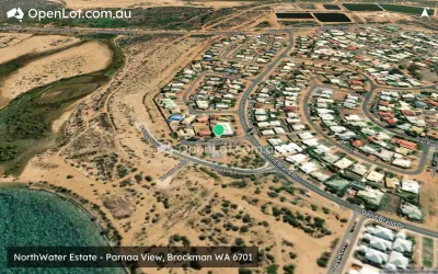 Satellite image for  NorthWater Estate - Parnaa View, Brockman WA 6701