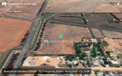 Satellite image for  Numurkah Gardens Estate - 50 Trengrove Street, Numurkah VIC 3636
