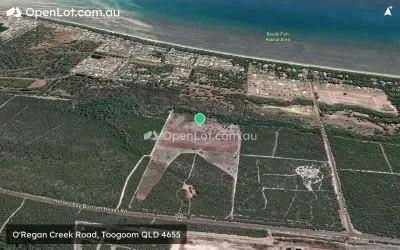 Satellite image for  O'Regan Creek Road, Toogoom QLD 4655