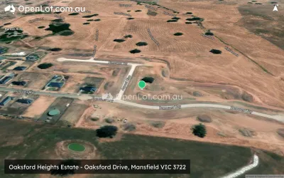 Satellite image for  Oaksford Heights Estate - Oaksford Drive, Mansfield VIC 3722
