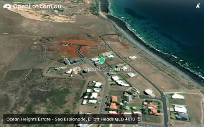 Satellite image for  Ocean Heights Estate - Sea Esplanade, Elliott Heads QLD 4670