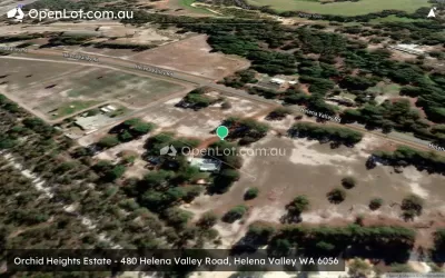 Satellite image for  Orchid Heights Estate - 480 Helena Valley Road, Helena Valley WA 6056
