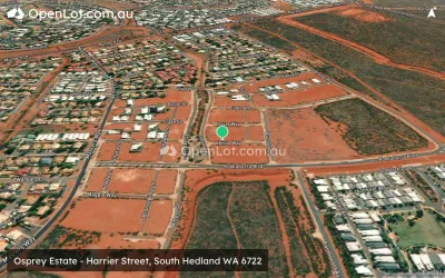 Satellite image for  Osprey Estate - Harrier Street, South Hedland WA 6722