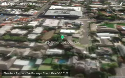 Satellite image for  Overture Estate - 2-4 Barenya Court, Kew VIC 3101