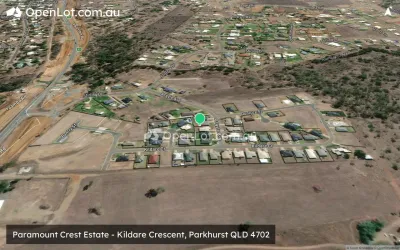 Satellite image for  Paramount Crest Estate - Kildare Crescent, Parkhurst QLD 4702