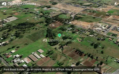 Satellite image for  Park Road Estate - 21-49 Heath Road & 26-52 Park Road, Leppington NSW 2179