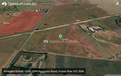 Satellite image for  Parkglen Estate - 1241-1249 Plumpton Road, Fraser Rise VIC 3336