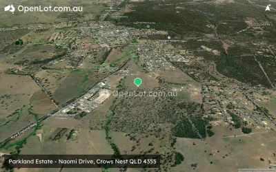 Satellite image for  Parkland Estate - Naomi Drive, Crows Nest QLD 4355