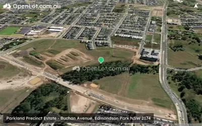 Satellite image for  Parkland Precinct Estate - Buchan Avenue, Edmondson Park NSW 2174