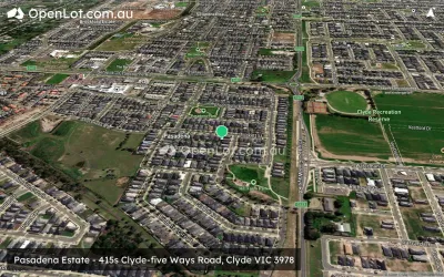 Satellite image for  Pasadena Estate - 415s Clyde-five Ways Road, Clyde VIC 3978
