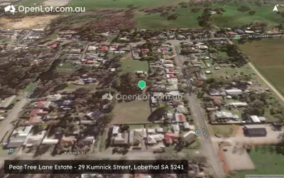 Satellite image for  Pear Tree Lane Estate - 29 Kumnick Street, Lobethal SA 5241