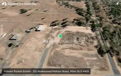 Satellite image for  Pelham Pocket Estate - 101 Hookswood Pelham Road, Miles QLD 4415