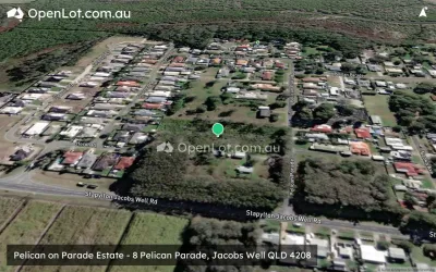 Satellite image for  Pelican on Parade Estate - 8 Pelican Parade, Jacobs Well QLD 4208