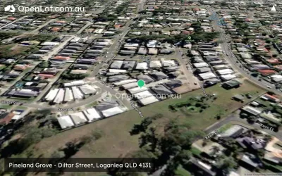 Satellite image for  Pineland Grove - Diltar Street, Loganlea QLD 4131