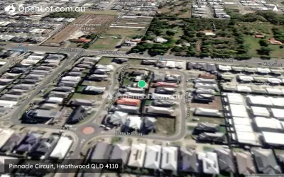 Satellite image for  Pinnacle Circuit, Heathwood QLD 4110