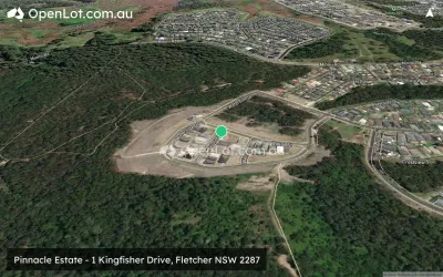 Satellite image for  Pinnacle Estate - 1 Kingfisher Drive, Fletcher NSW 2287