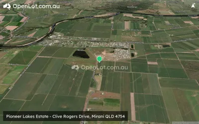 Satellite image for  Pioneer Lakes Estate - Clive Rogers Drive, Mirani QLD 4754