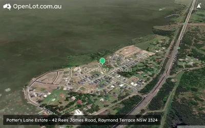 Satellite image for  Potter's Lane Estate - 42 Rees James Road, Raymond Terrace NSW 2324