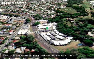 Satellite image for  Preston Point Residences - 623 Albany Creek Road, Albany Creek QLD 4035