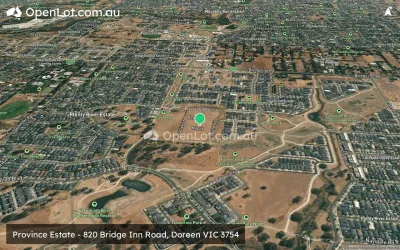 Satellite image for  Province Estate - 820 Bridge Inn Road, Doreen VIC 3754