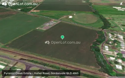 Satellite image for  Pyramid Creek Estate - Maher Road, Gordonvale QLD 4865