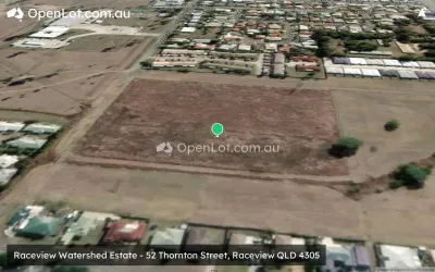 Satellite image for  Raceview Watershed Estate - 52 Thornton Street, Raceview QLD 4305