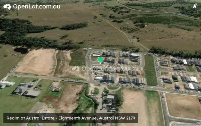 Satellite image for  Realm at Austral Estate - Eighteenth Avenue, Austral NSW 2179