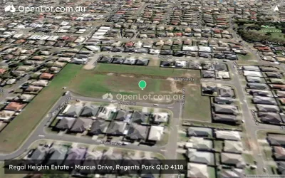 Satellite image for  Regal Heights Estate - Marcus Drive, Regents Park QLD 4118