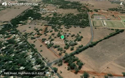 Satellite image for  Reis Road, Highfields QLD 4352