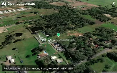 Satellite image for  Reside Estate - 172 Guntawong Road, Rouse Hill NSW 2155