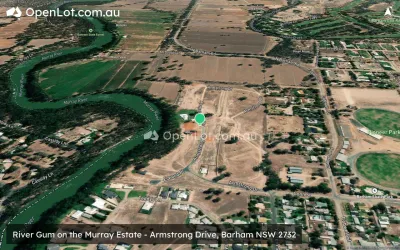 Satellite image for  River Gum on the Murray Estate - Armstrong Drive, Barham NSW 2732