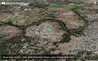 Satellite image for  River Oaks Estate - 1142-1168 Stockleigh Road, Logan Village QLD 4207