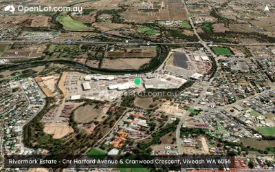 Satellite image for  Rivermark Estate - Cnr Harford Avenue & Cranwood Crescent, Viveash WA 6056