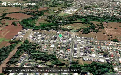 Satellite image for  Riverparks Estate - 1 Pauls Road, Upper Caboolture QLD 4510