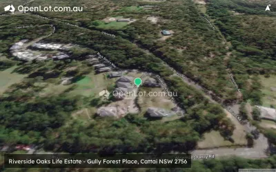 Satellite image for  Riverside Oaks Life Estate - Gully Forest Place, Cattai NSW 2756