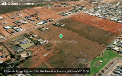Satellite image for  Riverside Ridge Estate - 556-574 Riverside Avenue, Mildura VIC 3500