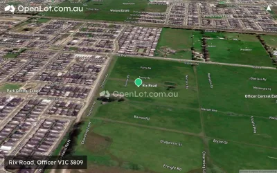 Satellite image for  Rix Road, Officer VIC 3809