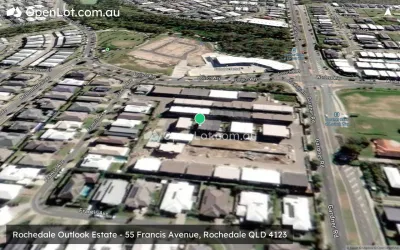Satellite image for  Rochedale Outlook Estate - 55 Francis Avenue, Rochedale QLD 4123